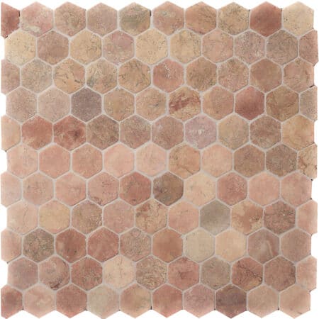 Hexagon Terra marble, 60x60mm