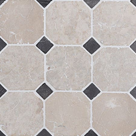 Classic Pattern White-Grey, 100x100mm