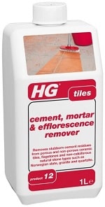 HG Tiles Cement, Mortar & Efflorescence remover 1L (prod 12)