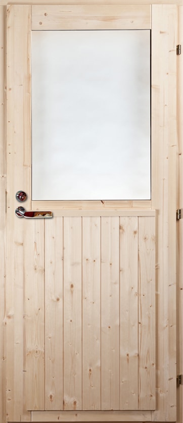 Exterior door Pine/Spruce (with window)